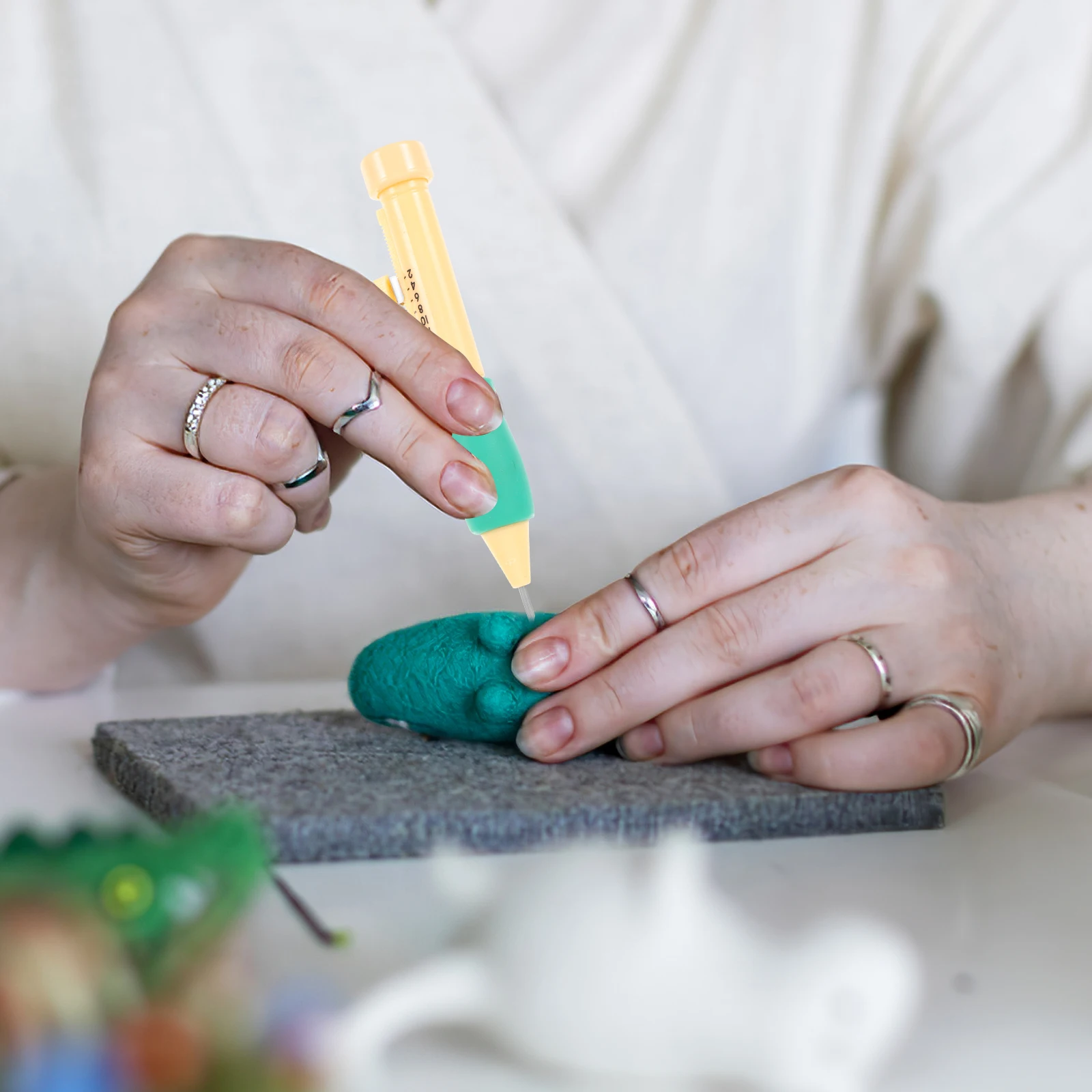 

1Set DIY Punch Needle Tool Kit Lightweight Comfortable Embroidery Needles for Sewing Craft Textile Handmade Punch Needle Tool