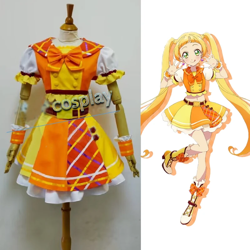 Neu der anime aikatsu cos hinata ema cosplay niedlichen weiblichen kostüm anzug