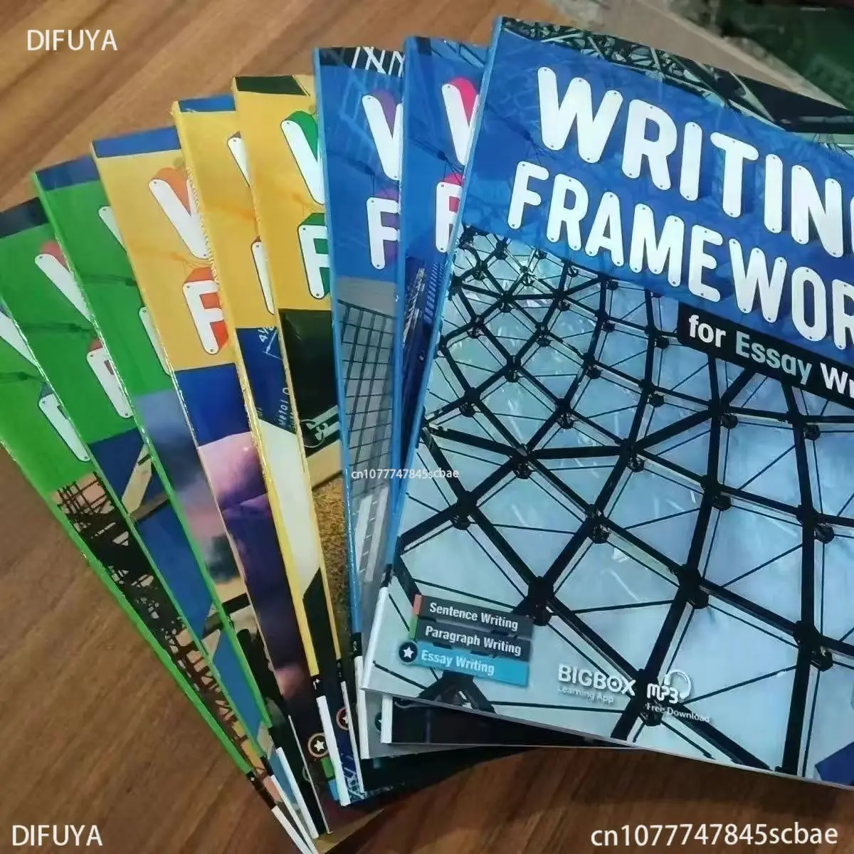 

18 книг для письма, рамка для предложений, абзац, эсay, практика обучения, учебник на английском языке, рабочая тетрадь, полноцветная книга для печати на английском языке