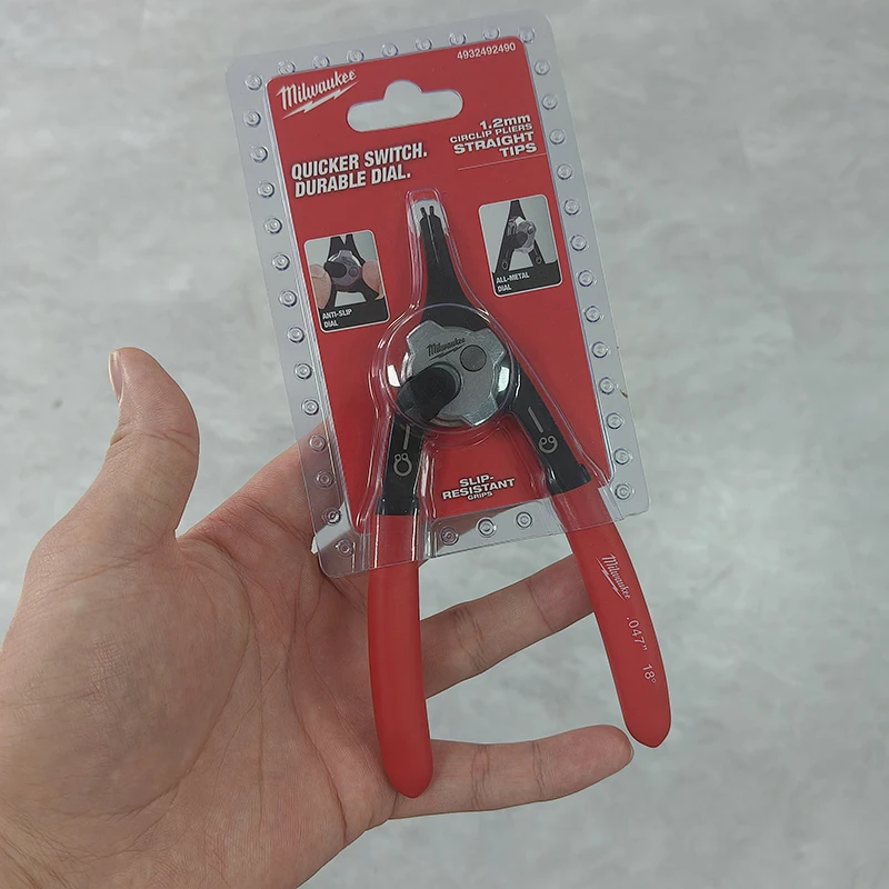 Milwaukee 48-22-6533 Straight Tip Circlip Pliers 1.2mm 0.047
