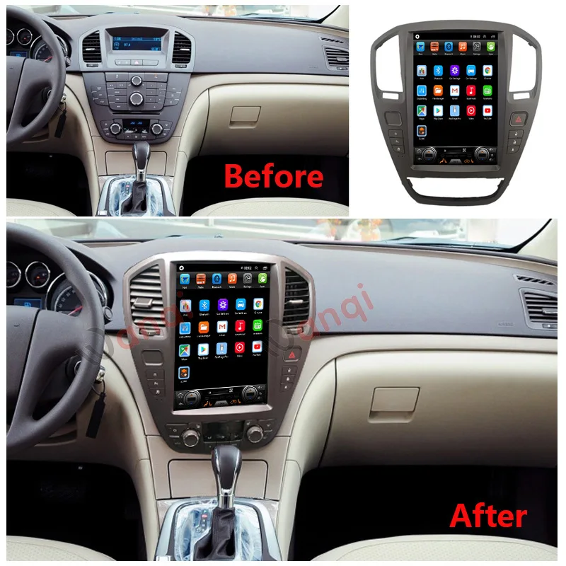 12.8 Inch Android 13 Car Navigation for Buick Regal / Opel Insignia 2014‑2018，wireless CarPlay & Android Auto，Plug and play