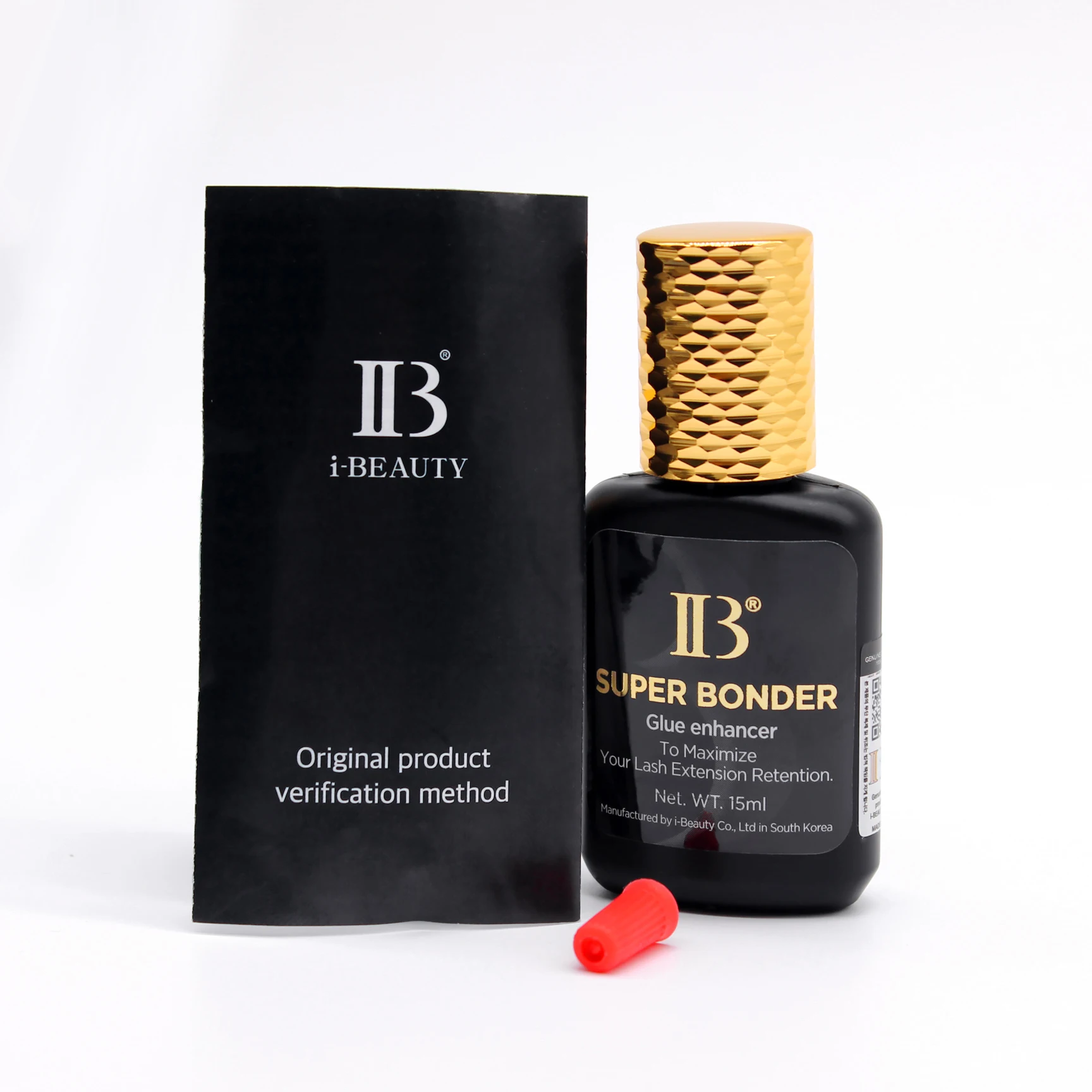 10 Bottles IBeauty Super Bonder 15ml To Maximize Your Eyelashes Retention Extensions Lava Lash Glue Korea IB Adhesive Enhancer
