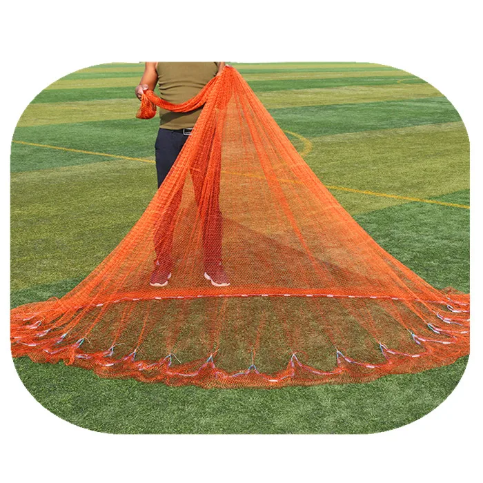 Hot Sell  Japanese Style Cast Net Bottom Pocket Lead Chain Fishing Net