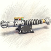 Famous Product Luke Skywalker Lightsaber Space War Building Block Model 145 Toys Children's Christmas Birthday Gift