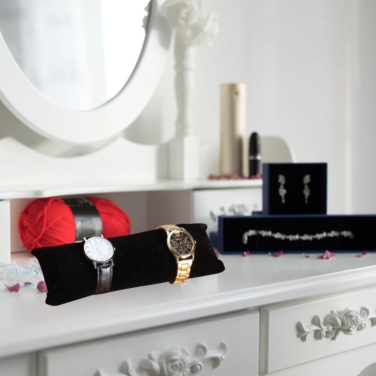 3pcs Watch Pillow Long Durable Jewelry Display Stand For Bracelet Bangle Holder Home Store Trade Show Table Accessory