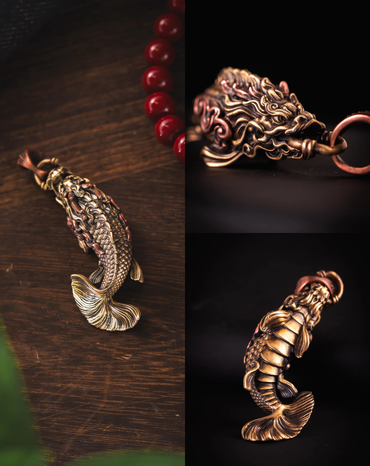 COPPERTIST.WU Dragon Fish Pend - огляд і ціна Men Accessories Hk