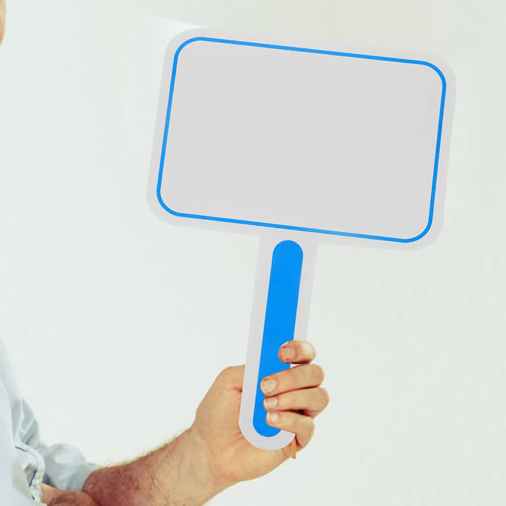 

Handheld Blank Foams Scoreboard Lightweight Soft Portable Dry Erase Board for Games Judges Scoring Paddle Handheld Whiteboard