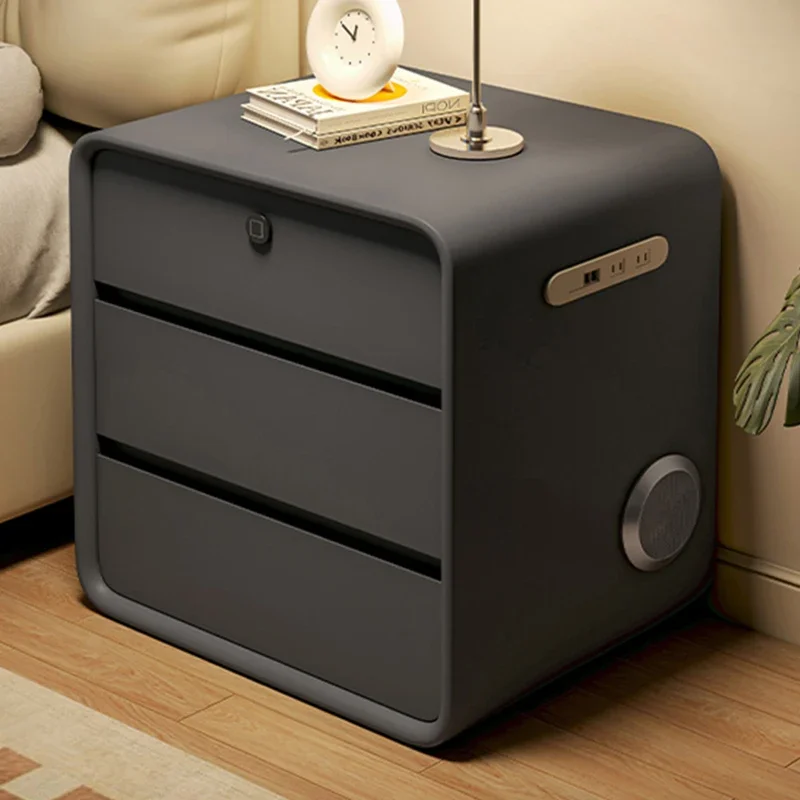 Intelligence Bedside Tables Multifunctional Bluetooth Speaker Bedside Tables Simplicity Comodini Camera Da Letto Furniture