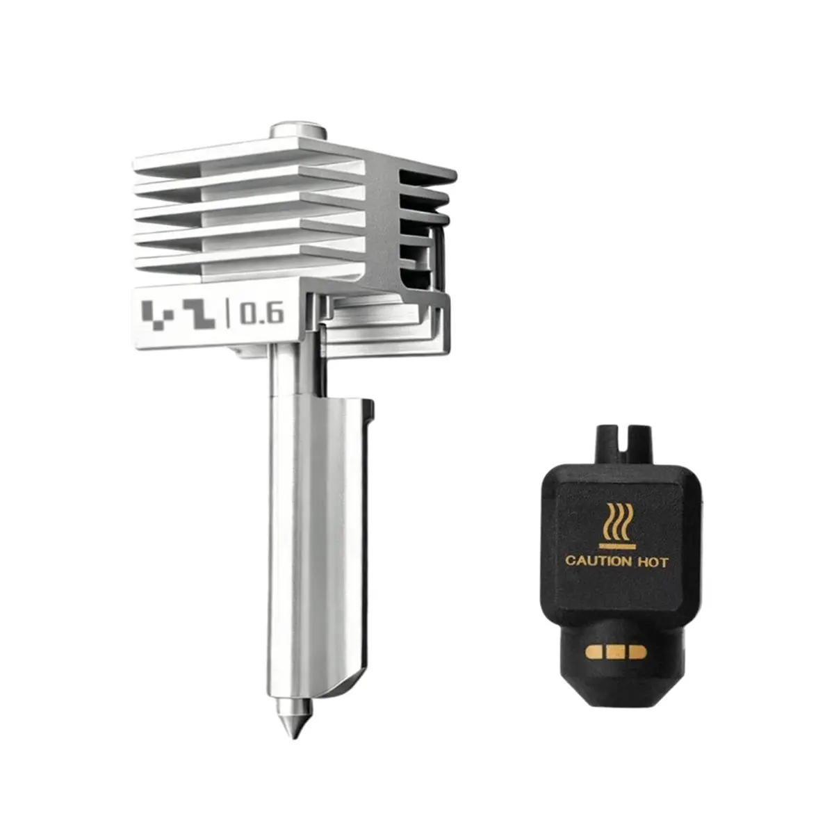 For H2D/H2S Hotend Kit 0.6mm Hardened Steel Nozzle Quick-Swap Fast Replacement Hotend