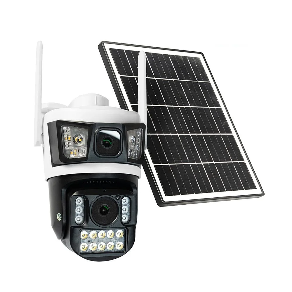 

Solar Security Camera Wireless Outdoor Battery Powered WiFi 4G Camera for Home with 30m AI Human Tracking 24 Hours Recording