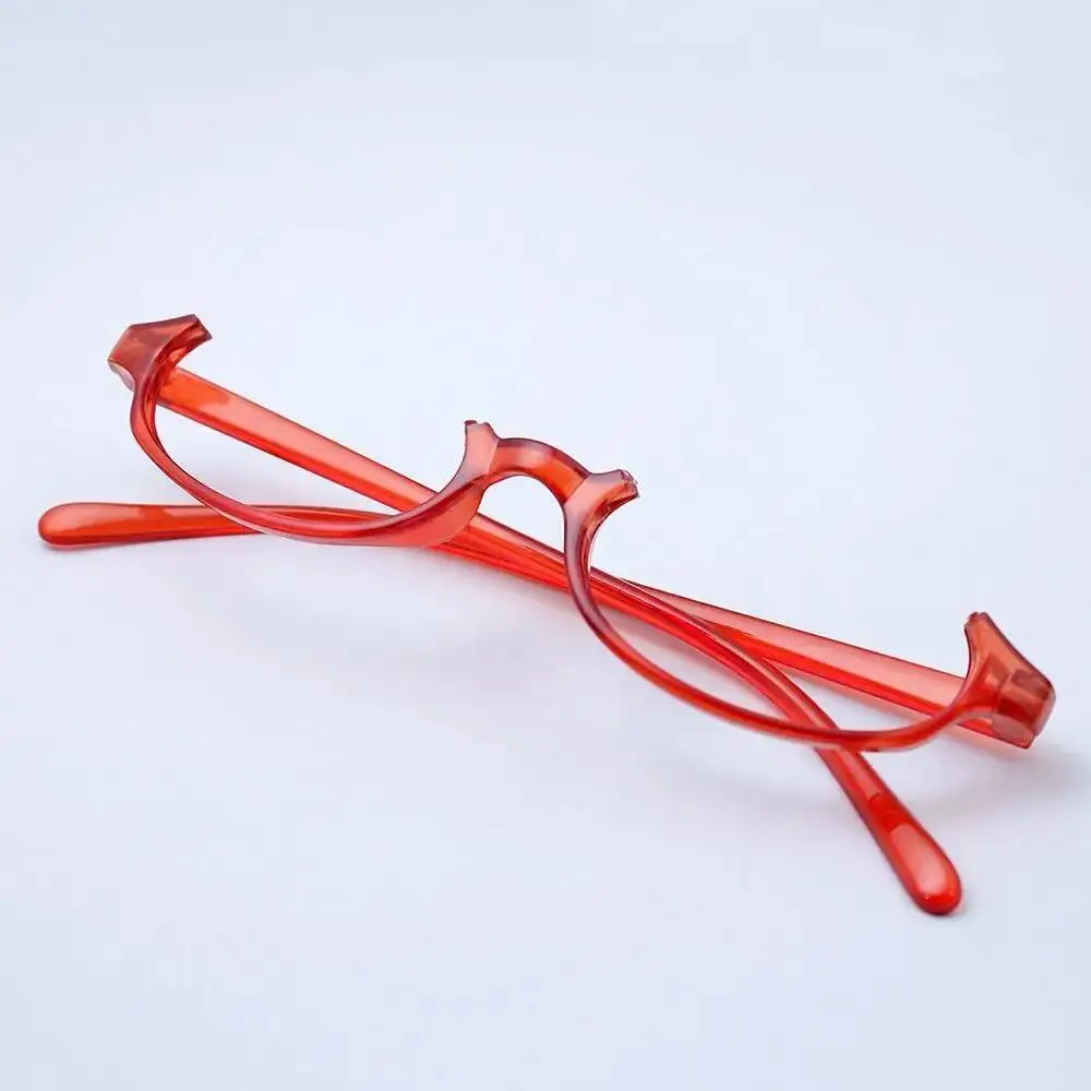 أنيمي لعبة أنيمي لعبة دا دان تأثيري نظارات حمراء نصف إطار عدسة مسطحة