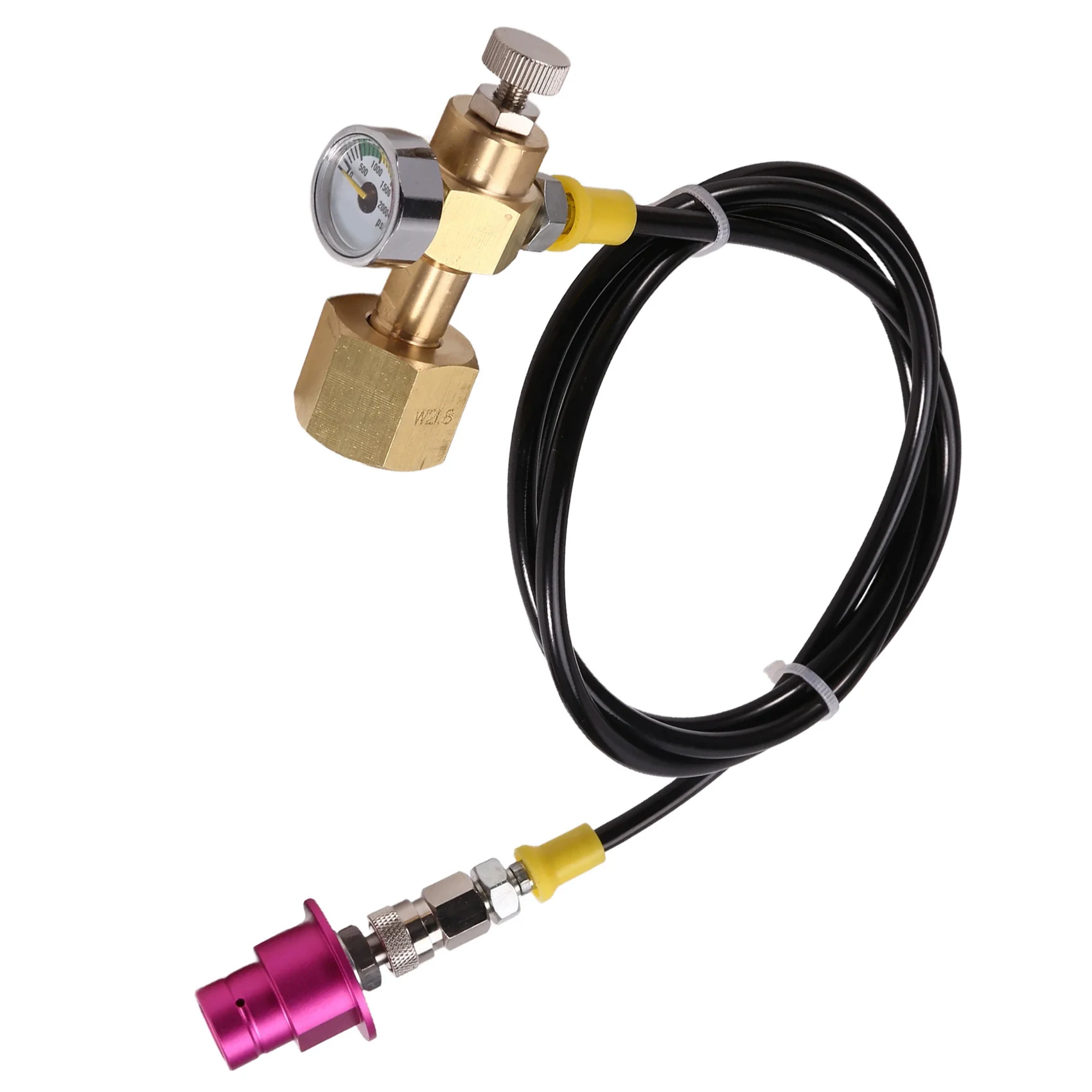 Línea de soda BYBS para tanque externo de CO2, botella de dióxido de carbono para Sodastream Terra DUO Art Quick Connect Maker W21.8-14