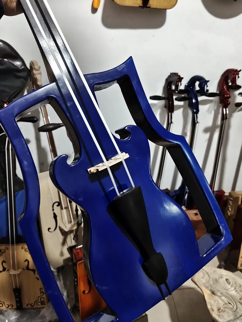 Morin Khuur Black Inner Mongolian Traditional Bowed String Instrument Electric Horsehead Fiddle