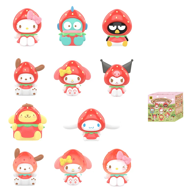 TOPTOY Sanrio Character Strawberry Candy Series Mini Keychain Backpack Pendant Genuine Blind Box Toys Kawaii Anime Action Figure - view 6