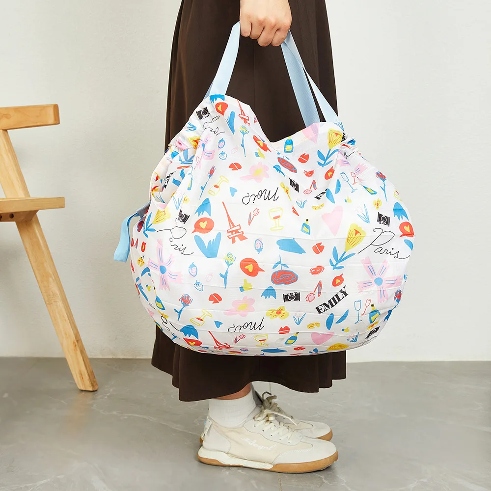

Torba Shopper Damska Складные экологически чистые сумки для покупок Складные многоразовые сумки для продуктов в супермаркете Bolsas Plegables Para Compra