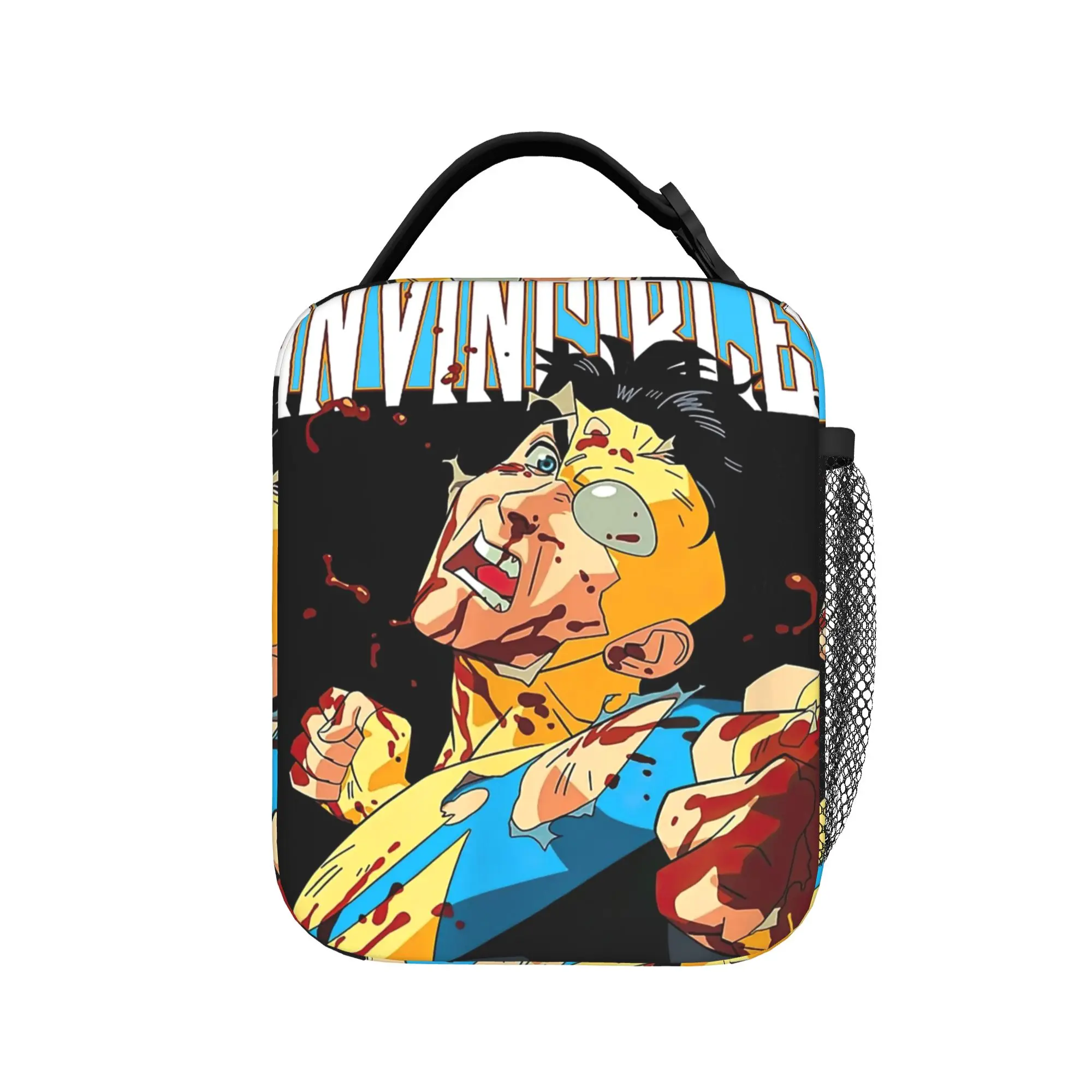 Invinci-bles Battle Damaged Mark Insulated Lunch Bags Leakproof  Lunch Container Thermal Bag Tote Lunch Box School  Food Bag