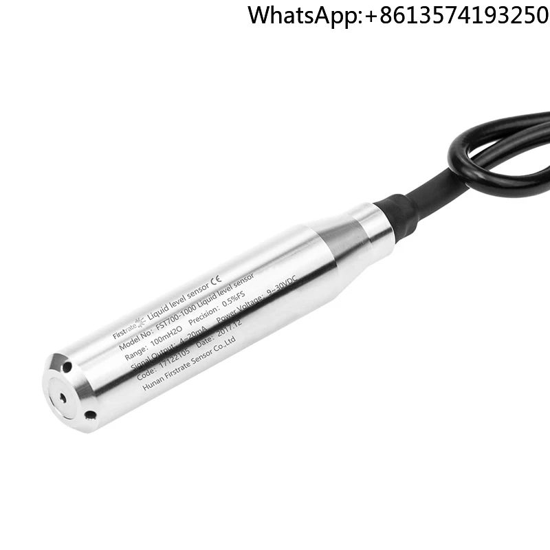 

FST700-1000 RS485 Output Input Water/Liquid/Fuel Level Sensor Level Transmitter Level Measuring Instruments