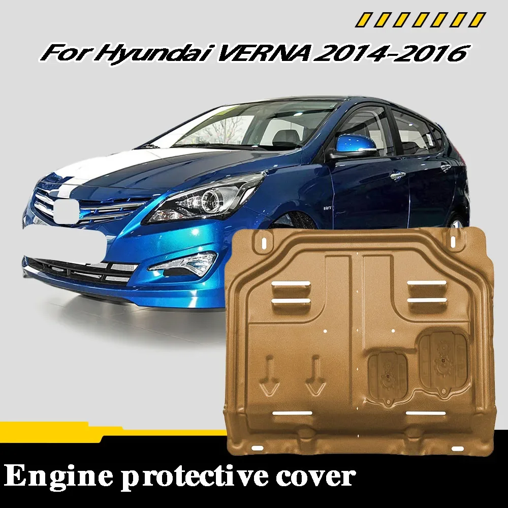 

For Hyundai VERNA 2014-2016 1.4L 1.6L Engine Guard Plate Splash Shield Mud Fender Cover Mudguard Protector