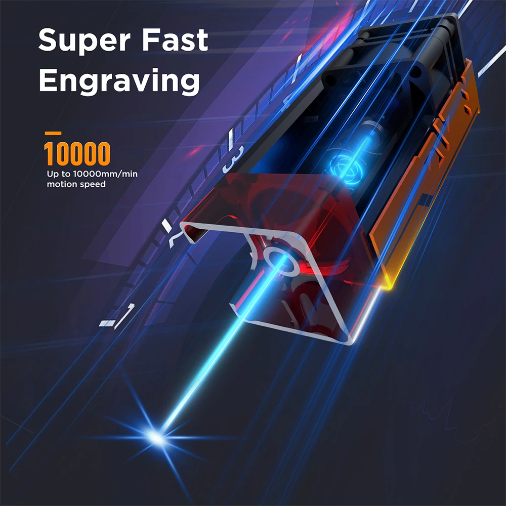 

ACMER P1 S PRO Laser Engraver 6W 10W 20W DIY Laser Engraver Cutting Machine For Wood Logo Painted Metal Acrylic Glass Leather