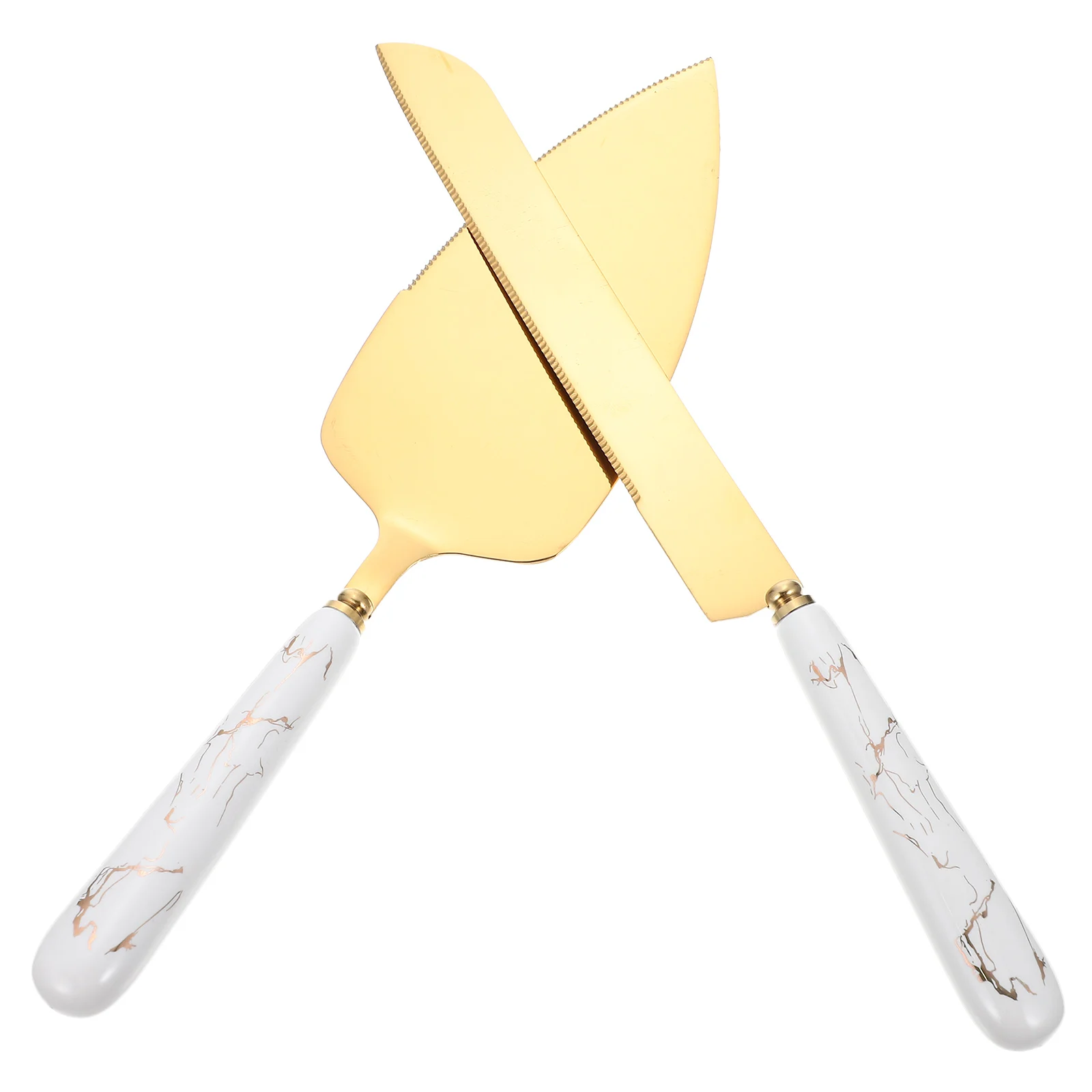 

Cake Spatula Set Ceramic H Stainless Steel Serrated Blade Easy Clean Wedding Birthday Party Kitchen Tools