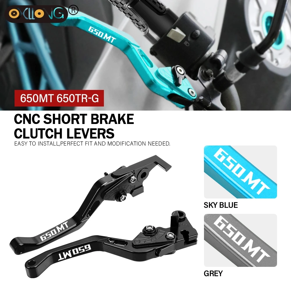 

CNC Aluminum Motorcycle Short Brake Clutch Levers Accessories Parts For CFMOTO 650MT 650TR-G 2018 2019 2020 2021 2022