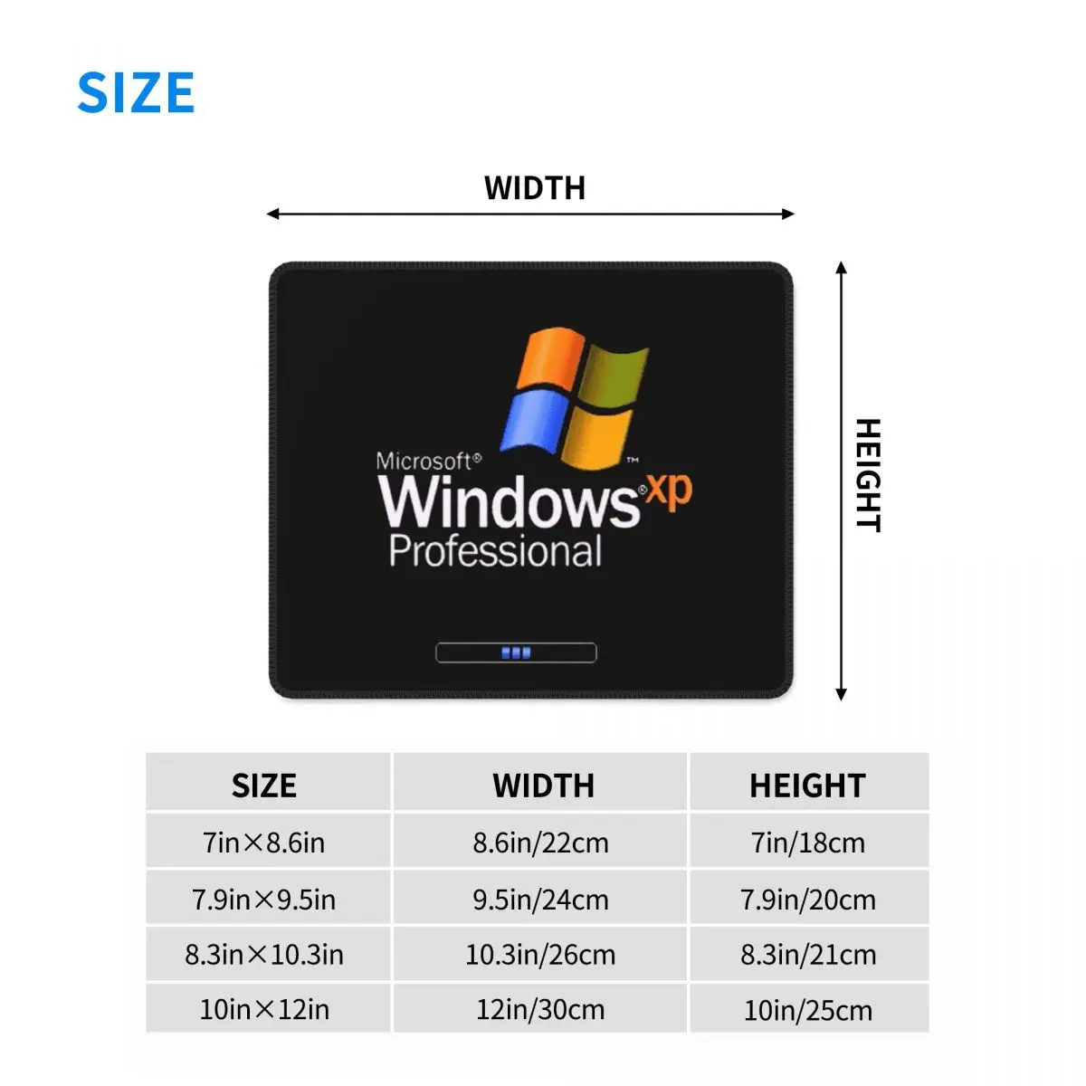 Alas Mouse Windows XP Alas Mouse Keyboard Komputer Alas Meja Laptop PC Gamer Alas Meja Aksesori Kantor