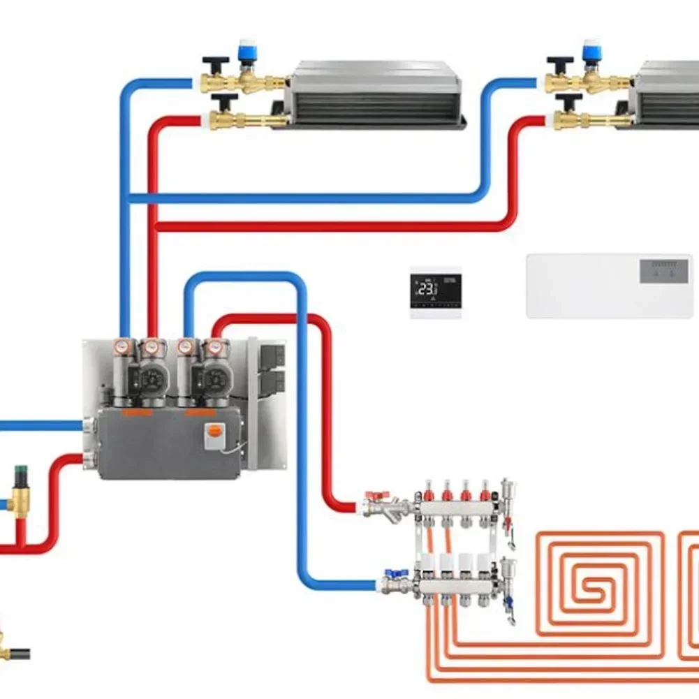 

1 inch Floor For Heating Automatic Exhaust Valve for Water Distributor with High and Low Temperature Resistance
