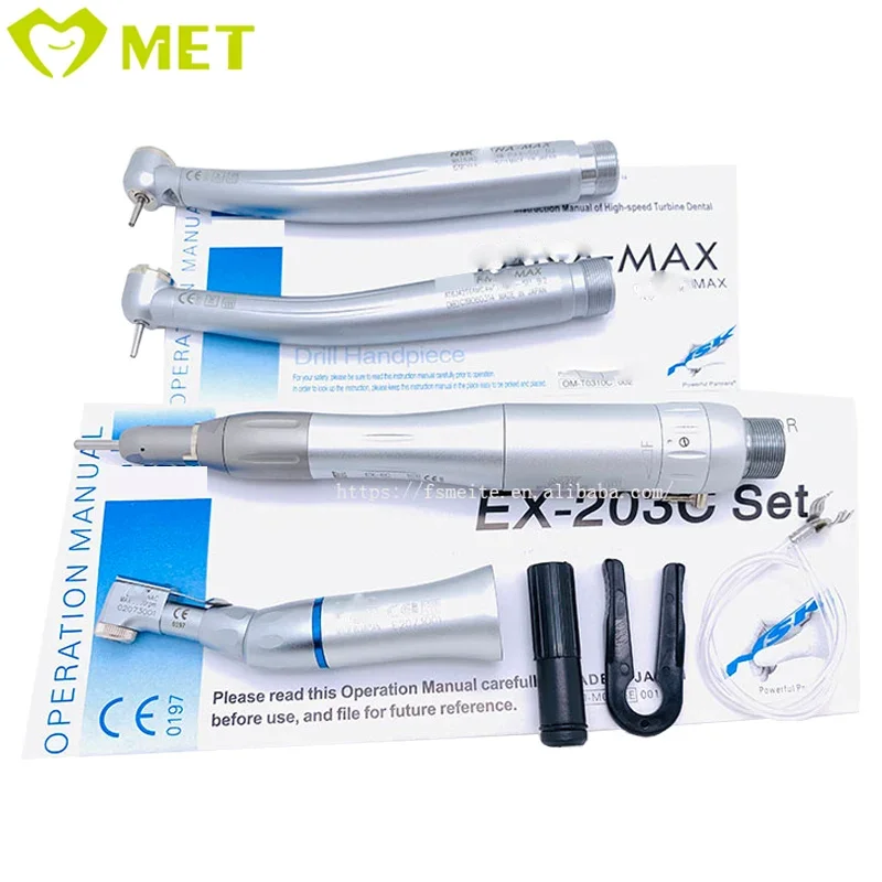 Ceramic bearung high quality Low speed dent al handpiece tool kit dent al Handpiece set cheap dent al handpiece kit