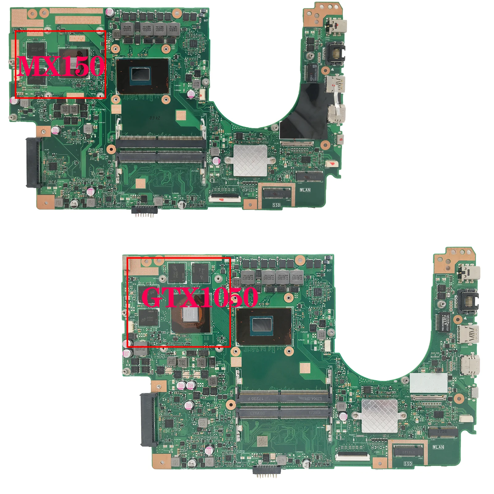 Imagem -02 - Placa-mãe Portátil para Asus Vivobook Pro 15 Mainboard N580v Nx580v Fx580v M580v X580vd X580vn i5 i7 Cpu Gtx1050 Mx150