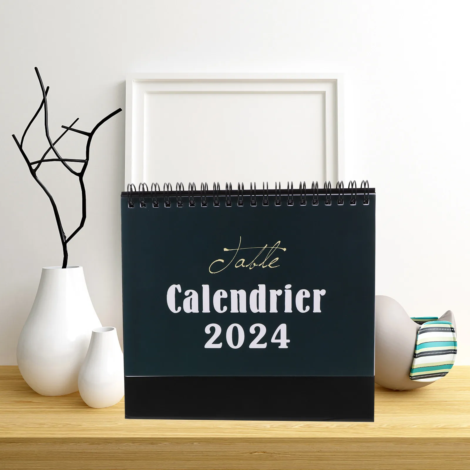 

Standing Decoration Monthly Daily Decorative Desk Calendar for Use Planner Aesthetic
