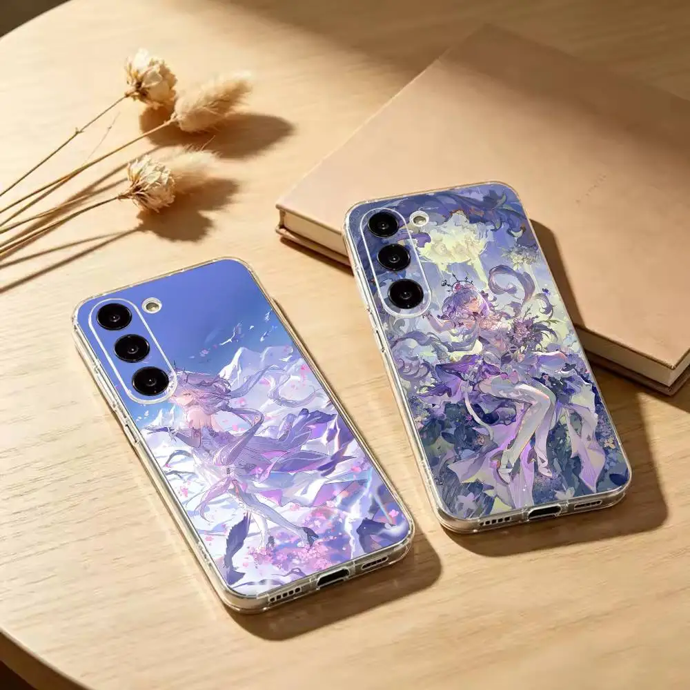 Game H-Honkai Star Rail Castorice  Phone Case For Samsung A10 A12 A20 A21S A30 A31 A50 A51 A52 A70 A71 Transparent