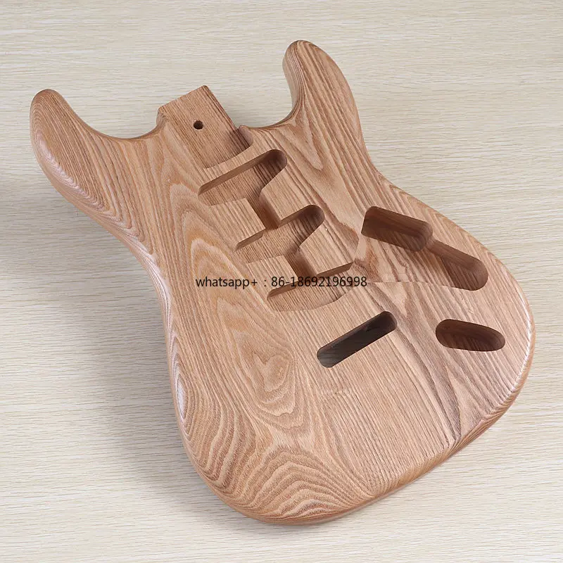 ST Electric Guitar Body, Water Song Three Single Guitar Body Work in Progress DIY Professional Modification