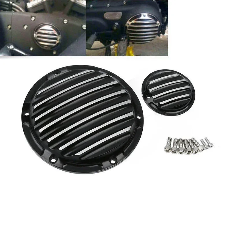 

Для Harley Sportster 1200 Seventy Two 2004-2017 Iron 883 1200 Forty Eight 448 72, чехлы для таймера времени Derby для мотоциклов