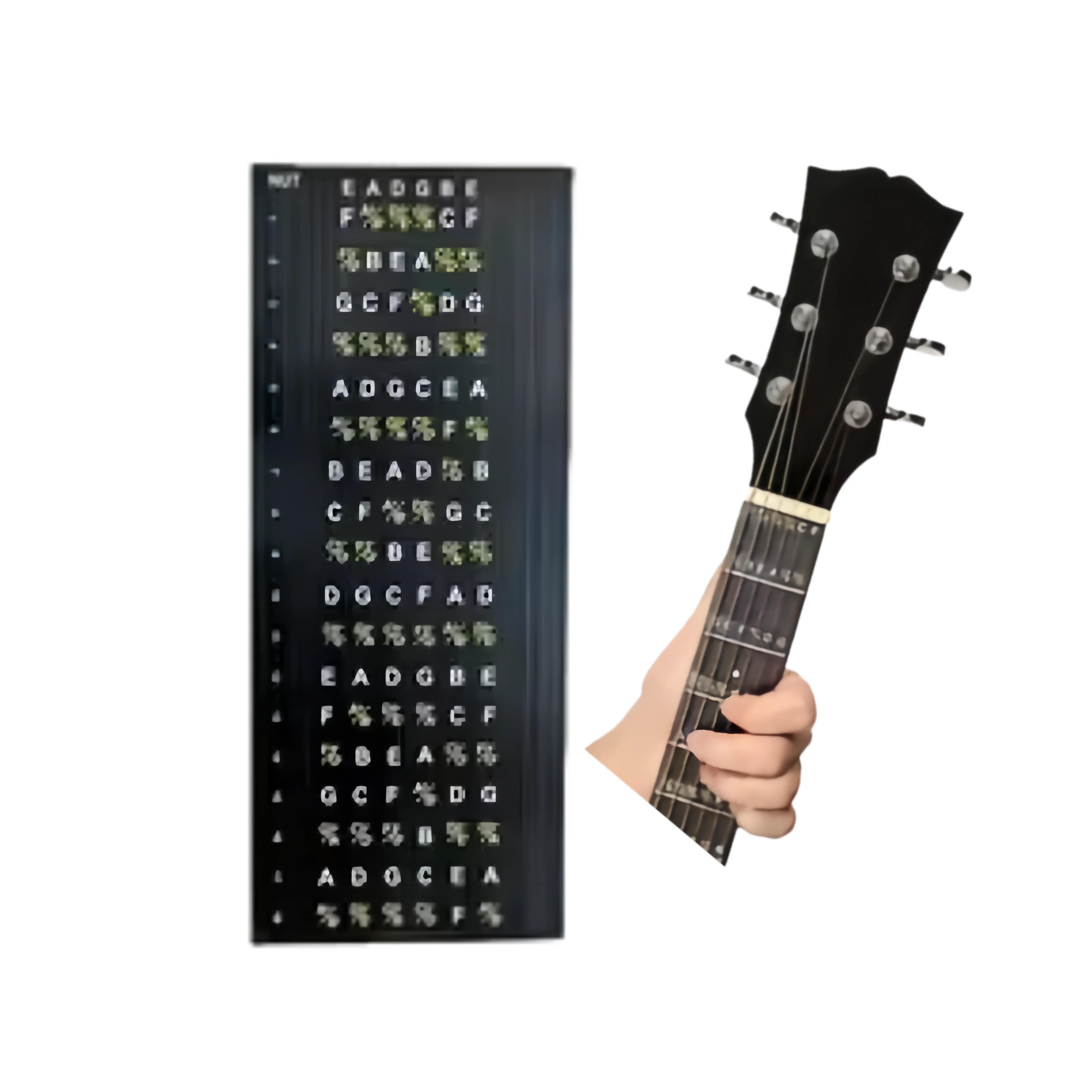 Miwayer Guitar Fretboard Sticker Scale Note Finger Map Decal/for Beginner Learning on Acoustic Electric Bass Guitar