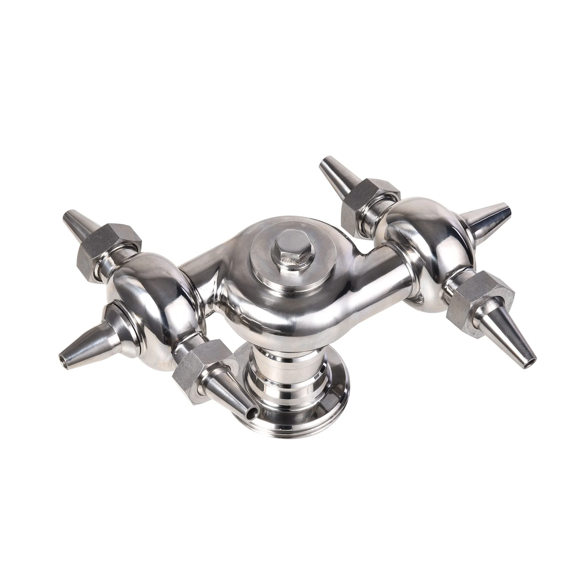 best seller Durable Sanitary Stainless Steel 304 316L Threaded Rotary Type Cleaner for Tank Washing