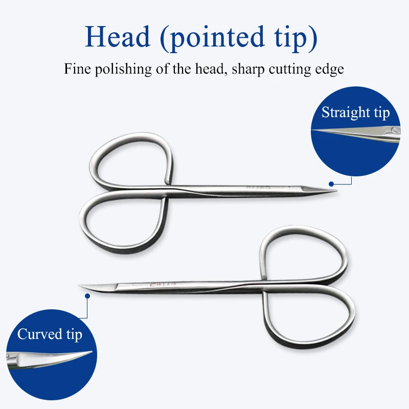 กรรไกรแยกเนื้อเยื่อด้ามจับบิด กรรไกรปอกเปลือก ตาสองชั้น กรรไกรผ่าตัดตา กรรไกรละเอียด ศัลยกรรมพลาสติกความงาม