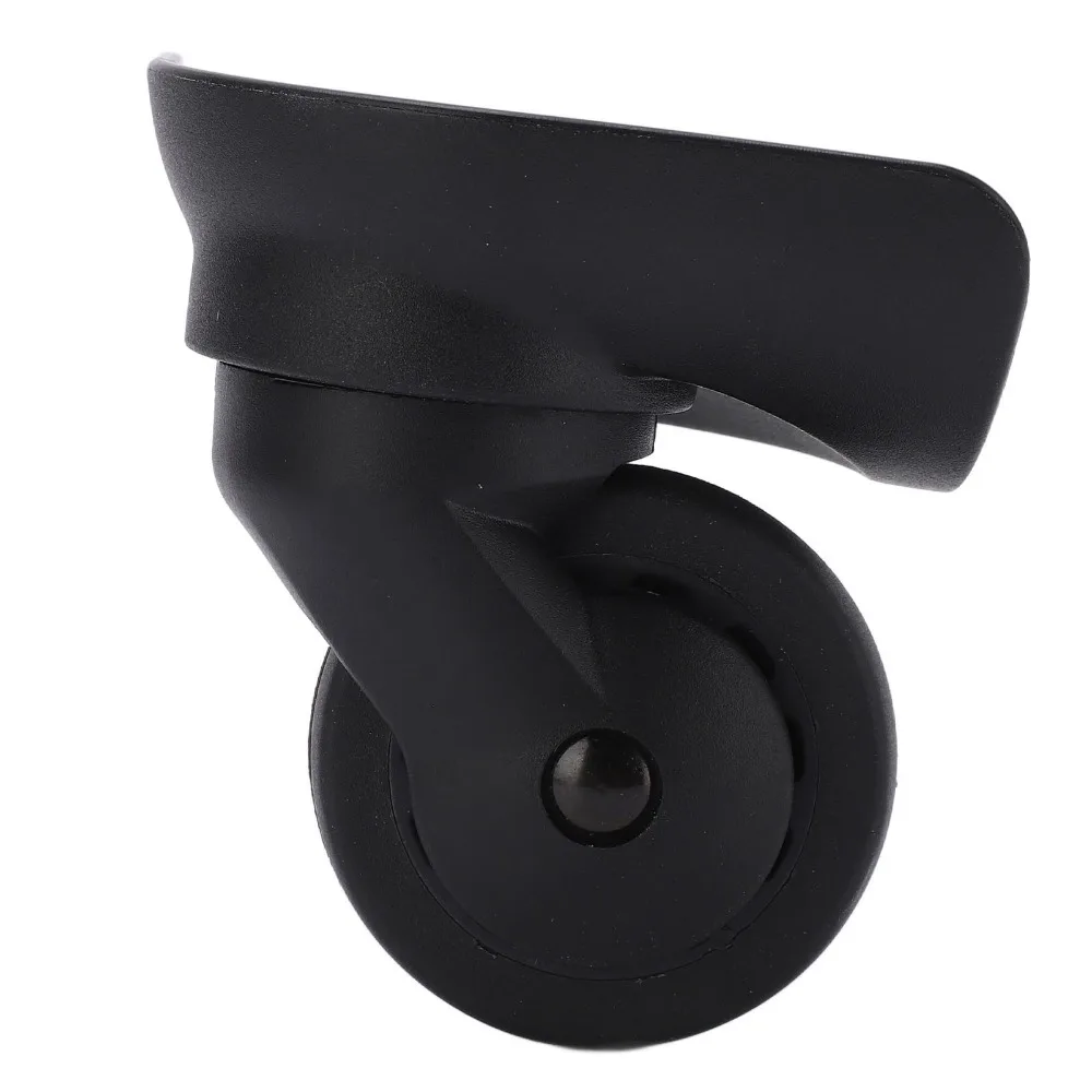 

1 Pair Durable Swivel Luggage Wheel Replacement Black Suitcase Accessories Trolley Case Wheel Replacement Casters Travel Bags
