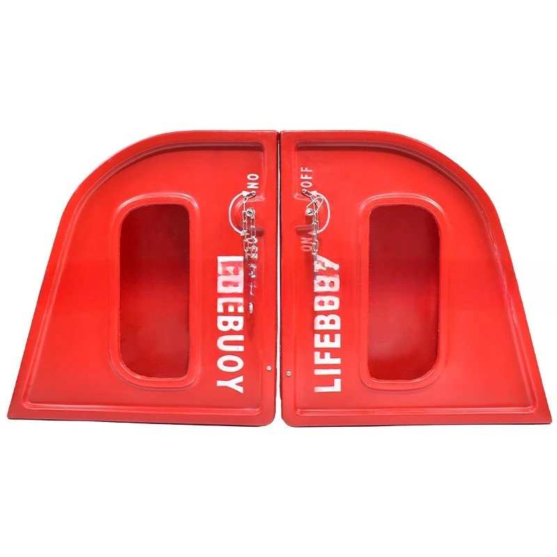 

Both ends of the lifebuoy quick release device release rack