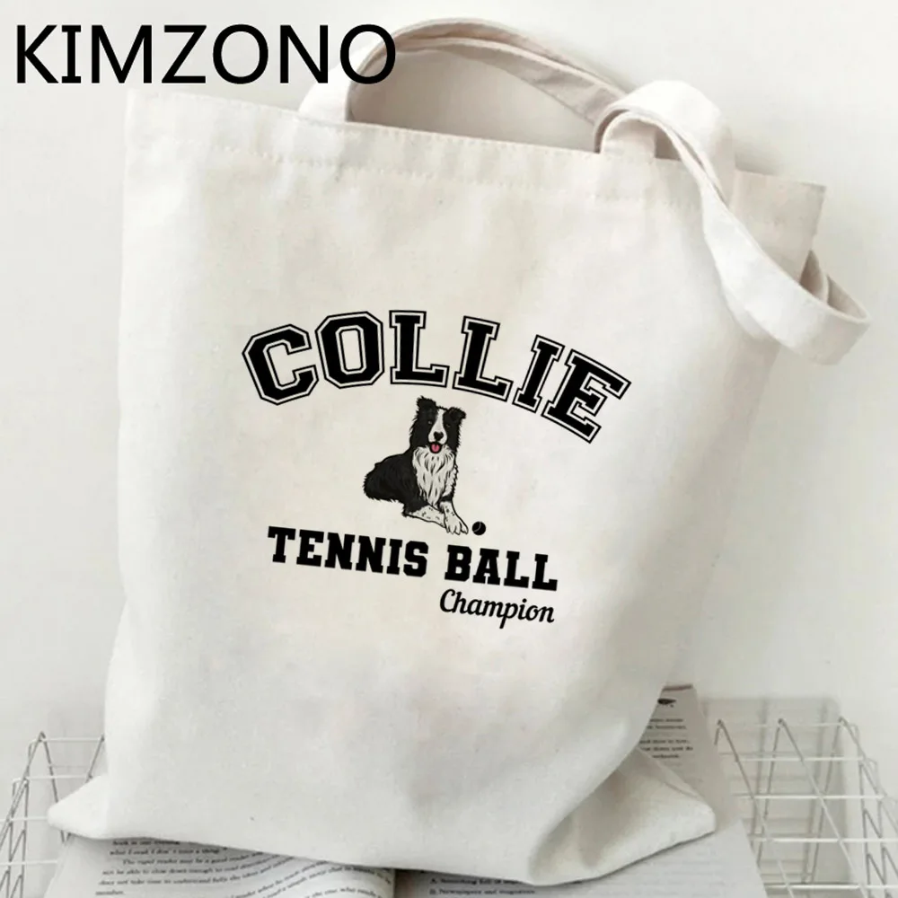 Border Collie shopping bag shopper shopper jute bag reusable bolso bag bolsas reutilizables ecobag bolsas ecologicas sac tissu