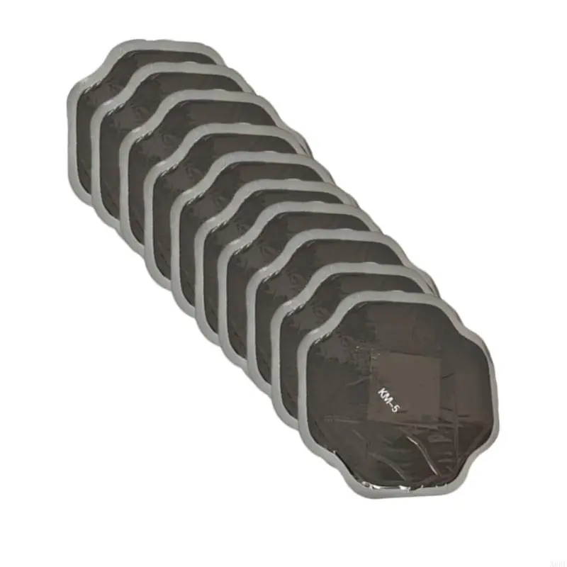 X6HF 10pcs Motorcycle Tire Patch Heavy Duty Adhesive Strips Rapid Puncture Repair Universal Fit for Various Motorbike