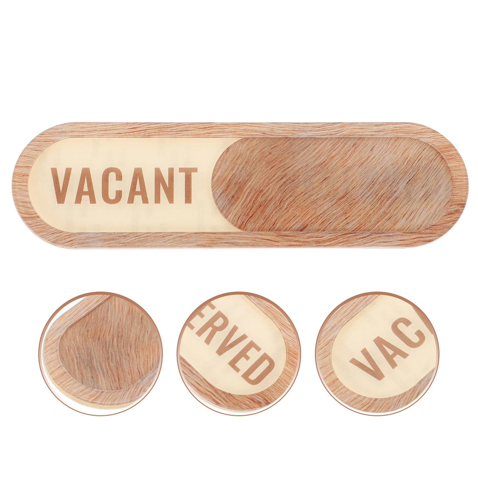 Restaurant Door Privacy Sign for Conference Coat Hanger Spa Office Indicator Acrylic Slider Signboard