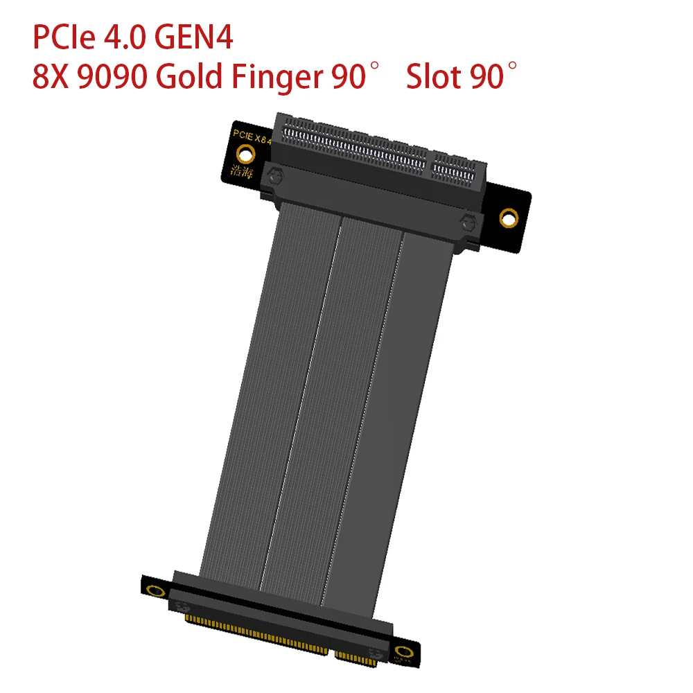 2024 NEW PCIe 4.0 8X Extension Cable for Graphics Cards, NICs, SSDs, Server Adapter Cables High Speed Transmission Customizable