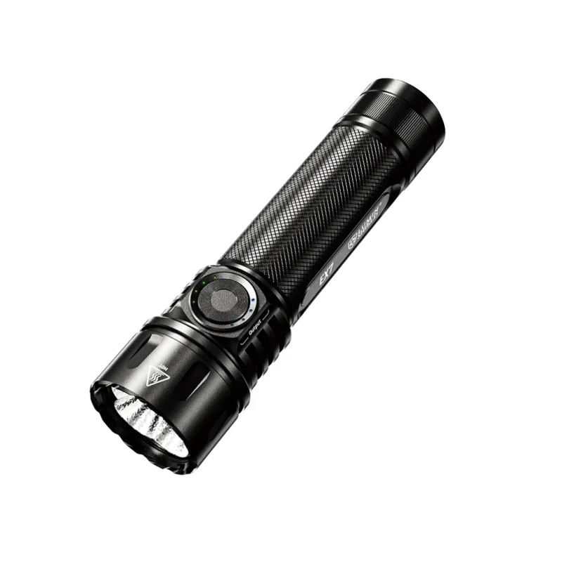 NITECORE EX7 6000 Lumens Max Throw of 500 meters Variable Beam Pattern USB-C Rechargeable High Performance Flashlight