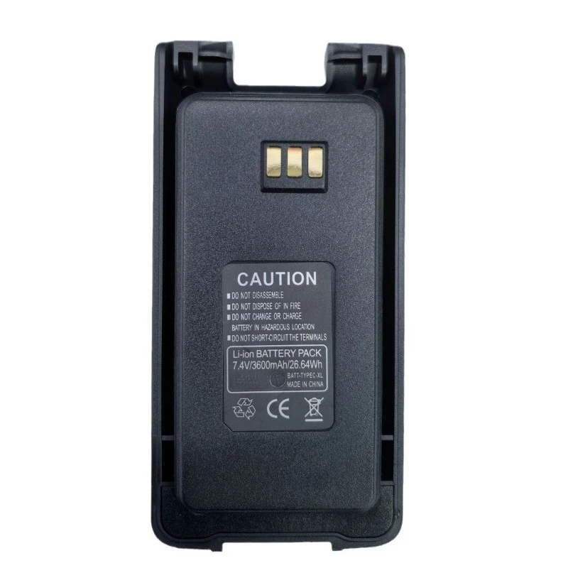 Литий-ионный аккумулятор 7.4В для цифровой рации MD-680, для двухсторонней радиосвязи TYT MD-390Plus