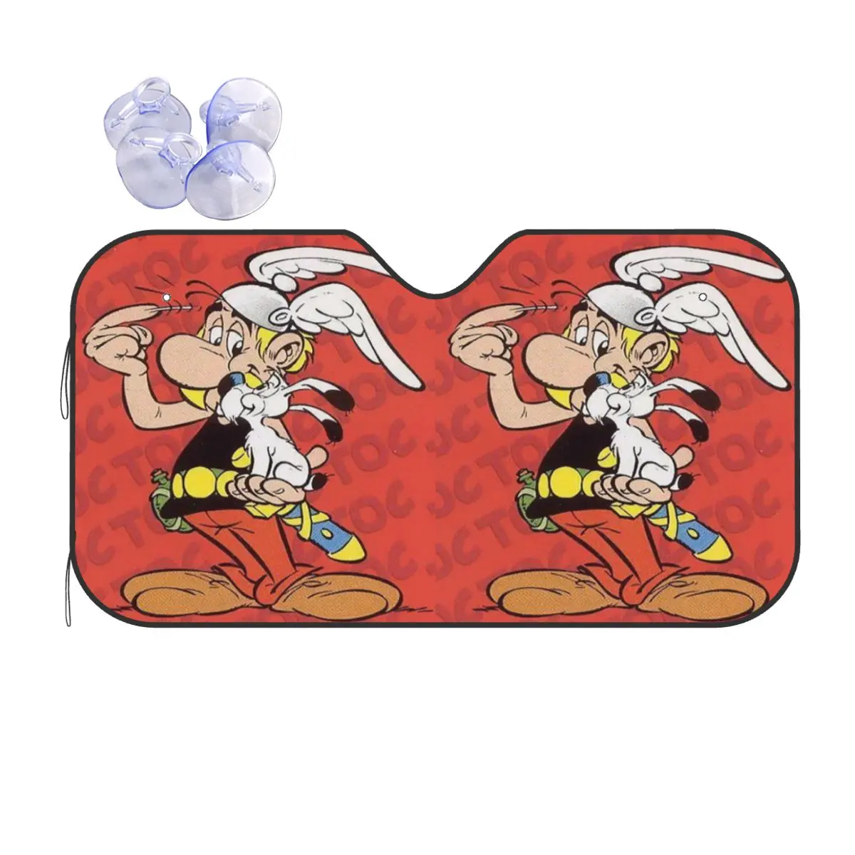 

Солнцезащитный козырек Asterix и Obelix, лобовое стекло автомобиля, переднее лобовое стекло, солнцезащитный козырек, аксессуары, чехлы