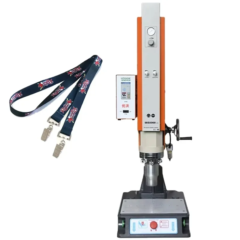 

LCD Digital Control Intelligent Ultrasonic Plastic Welding Machine for Lanyards Ribbon Lanyards Hook Loop Strap Sealing