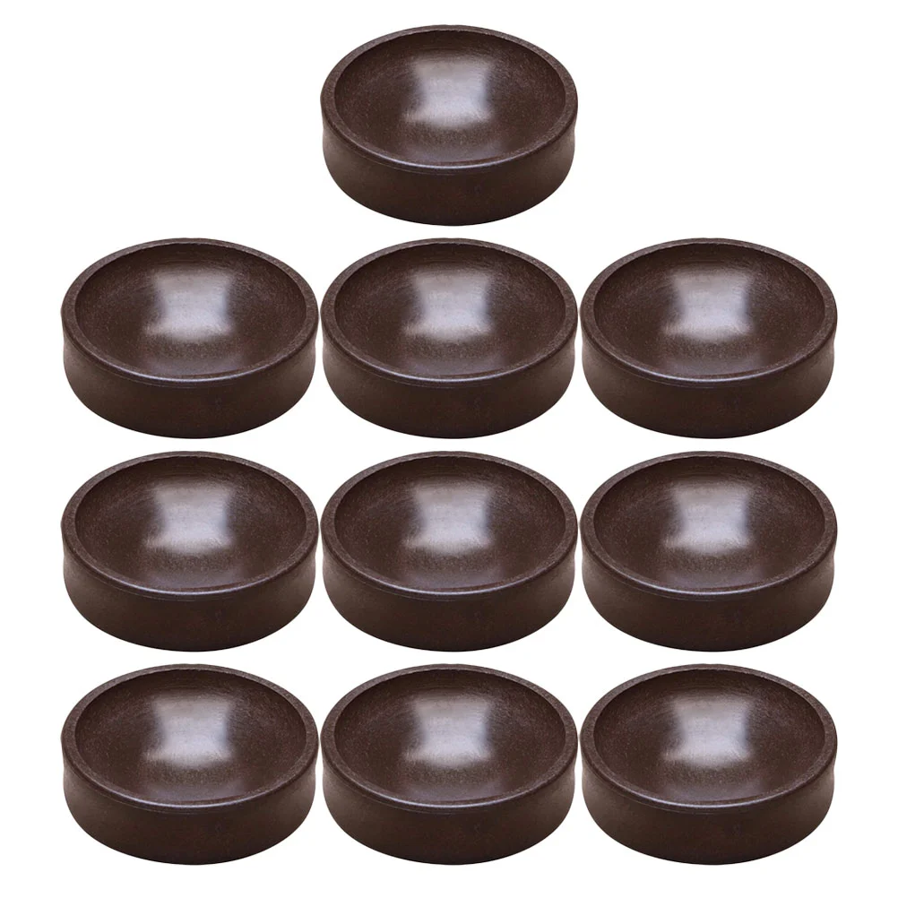 10 Pcs Furniture Mat Piano Foot Pads Stoppers Shockproof Leg Mats Accessories Chairs Non-skid Caster Cups Protection