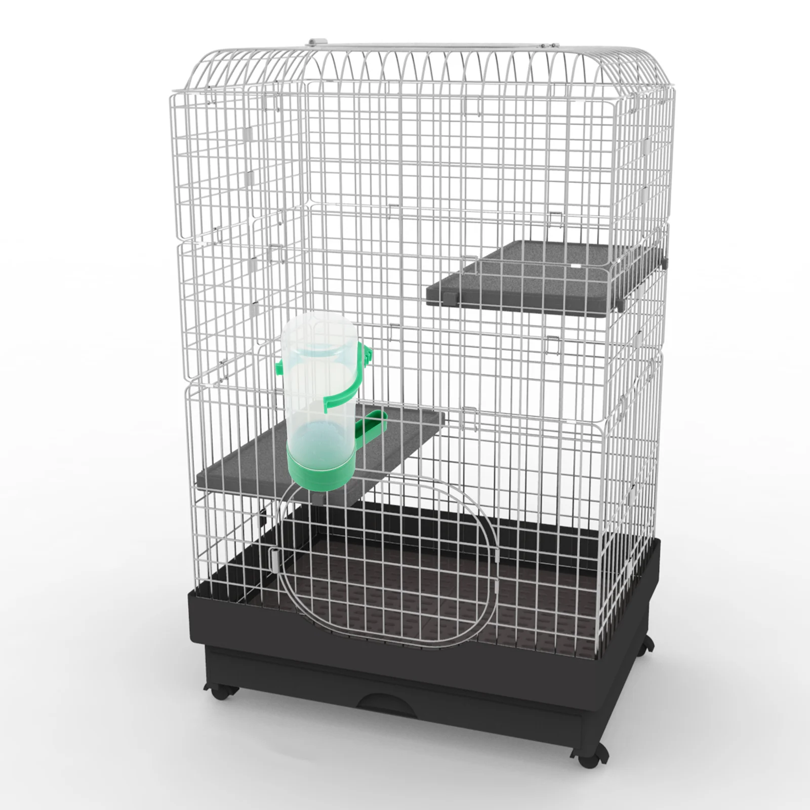 

1 set 1 Set Automatic Bird Water Feeder For Cage Plastic Drink Dispenser No Mess Splash Proof Parrot Feeding Device Hanging Bird