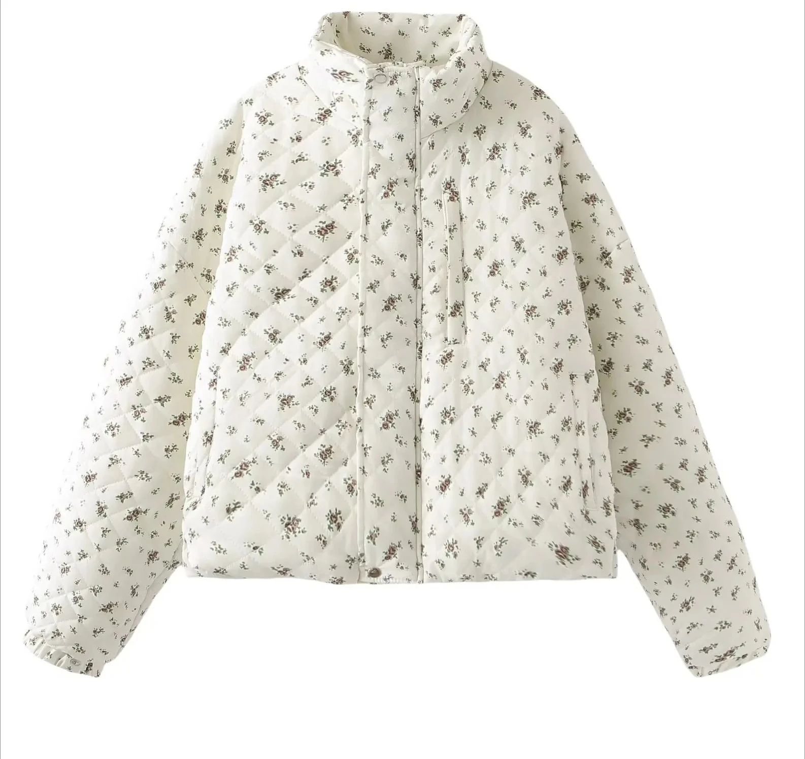 

Floral Jackets Women's Parkas Coat Warm Winter Outwear zartins Long Sleeve Tops