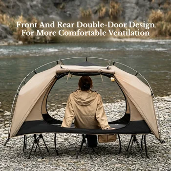 Ultralight Independent Inner Mesh Field Tent & All-Weather Outer Rainfly System 1